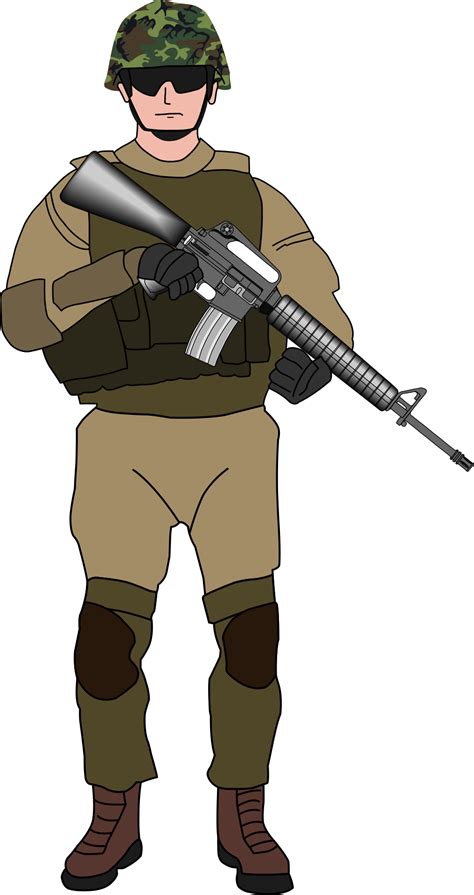 Army man drawing free image download