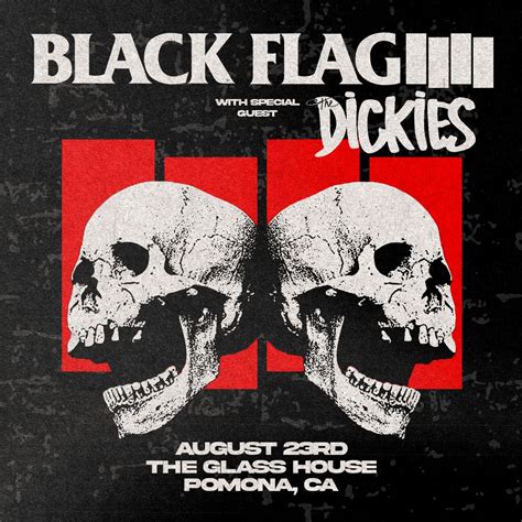 Black Flag with The Dickies - The Glass House Pomona, 200 W 2nd St ...