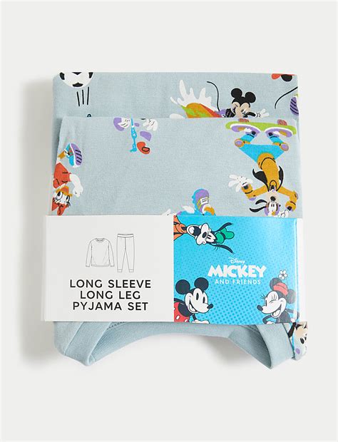 Buy Pure Cotton Mickey Mouse™ Pyjamas (1-8 Yrs) at Marks & Spencer