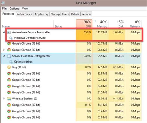 Image result for Msmpeng.exe Antimalware Service Executable Causes the Computer to Freeze