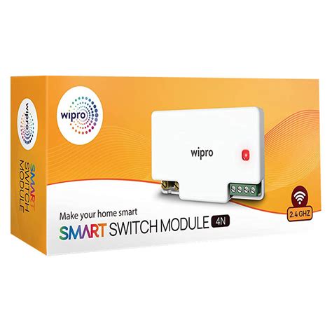 Wipro Smart Switch Module, 4 Switch Control Compatible with Alexa ...