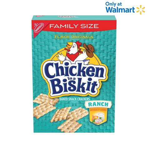 FLAVOR ORIGINALS CRACKERS CHICKEN IN A BISKIT LARGE 12Z - Walmart.com