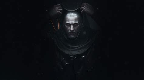 Download wallpaper Warrior, Fantasy, Art, The Witcher, Fiction, Geralt ...