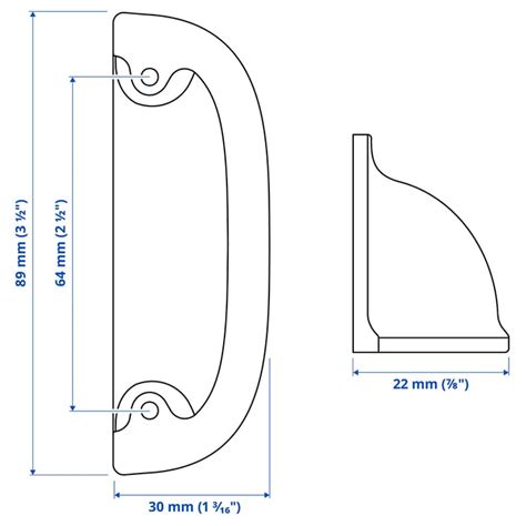 ENERYDA cup handle, black, 89 mm (31/2") - IKEA