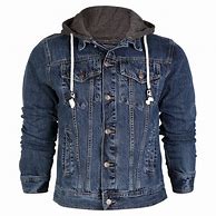 Image result for Jean Jacket with Hood
