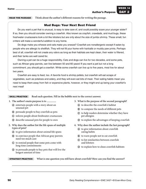 Grand Canyon | 7th Grade Reading Comprehension Worksheet - Worksheets ...