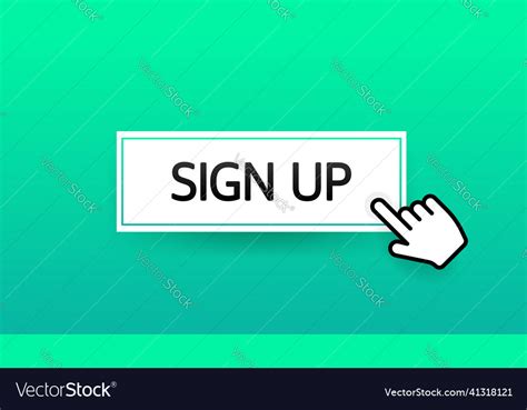 Image result for Sign Up Green Button