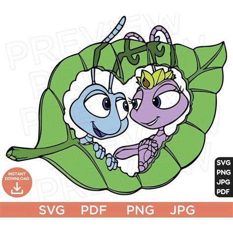 A Bug's Life Svg, Flik Svg, Princess Atta Svg, Disneyland c | Inspire ...