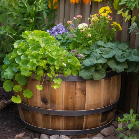 Barrels As Planters