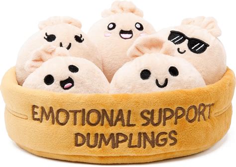 Emotional Emotional Support Dumplings by Relatable, Cuddly Stuffed ...