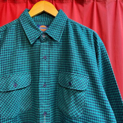 Deadstock 1990's Dickies Flannel Shirt Size・XL TALL | WHooPee