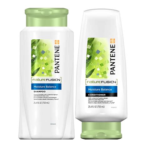 Pantene Pro-V Nature Fusion Moisture Balance Shampoo and Conditioner ...