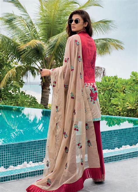 Zainab Chottani Embroidered Lawn Unstitched 3 Piece Suit ZC20LL 2B ...