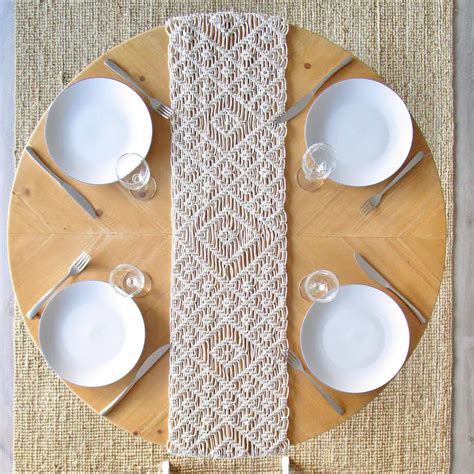 Boho Macrame Table Runner For Dining Table – Leechoo