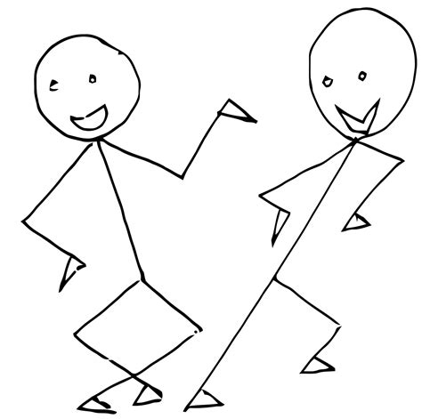Stick Person Dancing