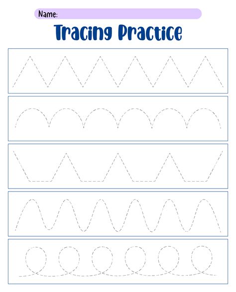 Tracing Lines - 10 Free PDF Printables | Printablee