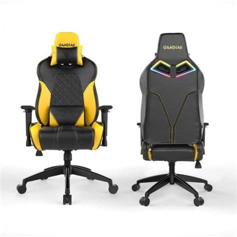 Buy GAMDIAS Achilles E1 L RGB Gaming Chair (Black-Yellow) | Elitehubs ...