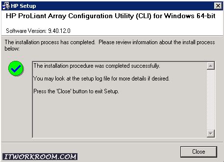 HP Array Configuration Utility 的图像结果