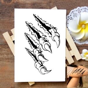 voorkoms Ghost Finger Temporary Tattoo For Male And Female Fake Tattoo ...