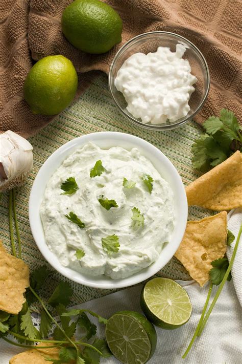 EASY Cilantro Lime Crema with Cottage Cheese Recipe