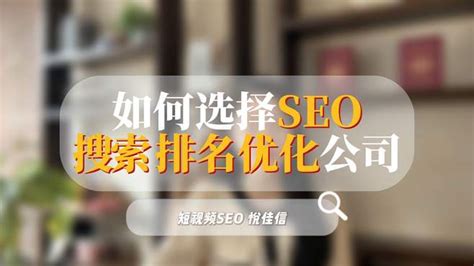 如何选择SEO搜索排名优化公司？-教育视频-搜狐视频
