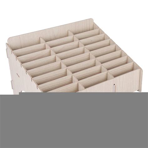 Multi-Grid Wooden Mobile Phone Management Storage Box Desktop Mobile ...