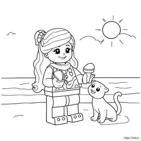 Olivia Lego Friends Coloring Pages