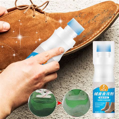 Leather Shoe Cleaner | Suede Stain Remover Solution | 100ml Velvet ...