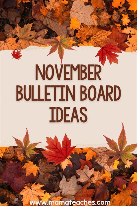 craft ideas november