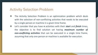 Image result for C-code Explanation for Activity Selection Problem
