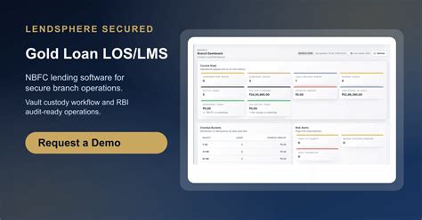 LendSphere — Gold Loan LOS/LMS & NBFC Lending Software for India