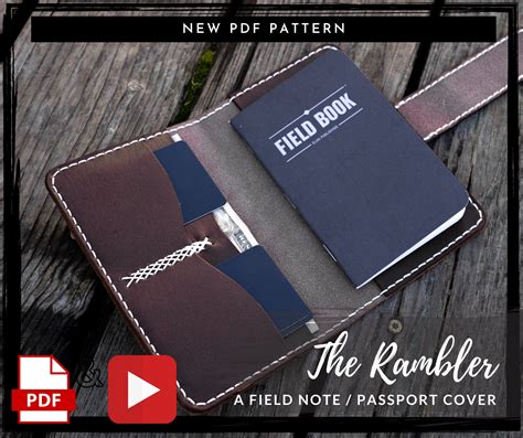 Leather Journal Cover Free Pattern 的图像结果