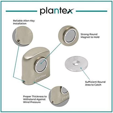 Plantex Heavy Duty Door Magnet Stopper/Catch Holder for All Types of ...