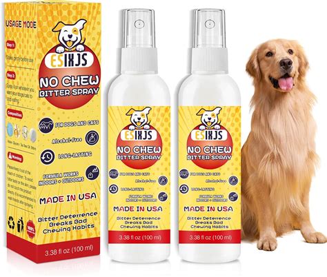Amazon.com : No Chew Spray for Dogs Bitter Apple Spray for Puppies Stop ...