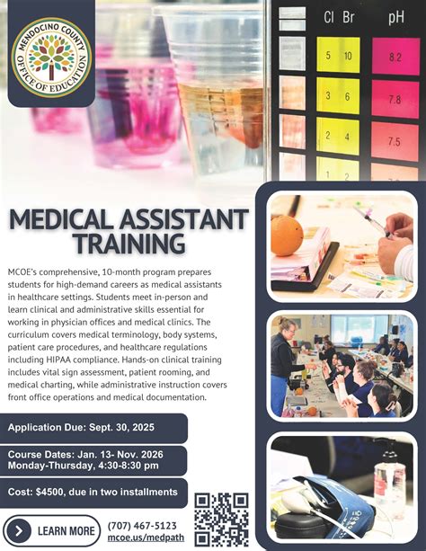 2026 Medical Assistant flier - Adult Career Education