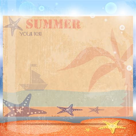 Vintage Summer Postcard