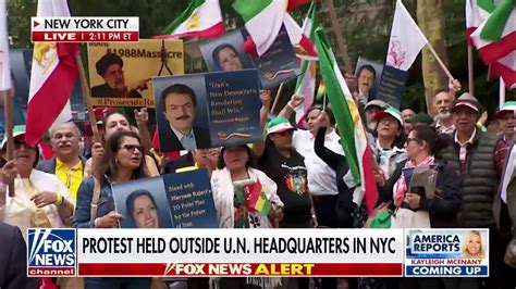 Protests held outside of United Nations headquarters | Fox News Video