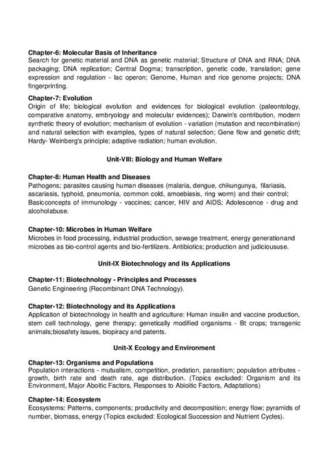 Image result for Bio Class 12 Syllabus