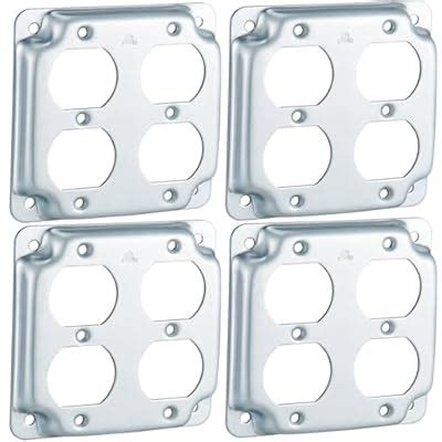 Copkim 4 Pcs Metal Receptacle Electrical Box Cover, Square India | Ubuy