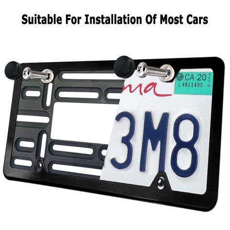 Buy BGMVFK Front License Plate Mounting Kit- Universal Front Bumper ...