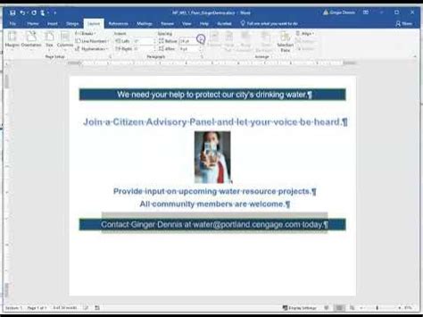 Image result for Sam Project 1A Word Module 01 Creating and Modifying a Flyer