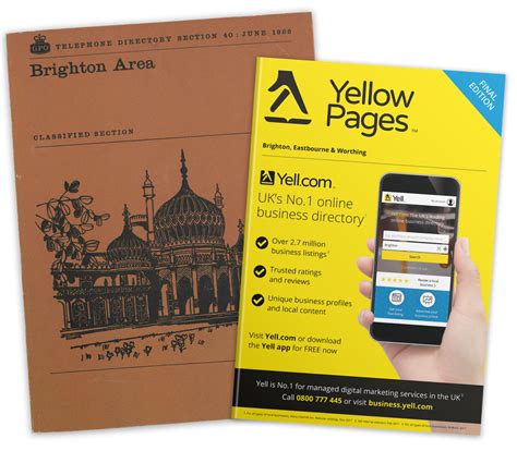 Final Yellow Pages Phone Book Marks End Of Era And Yell.com's Online Move