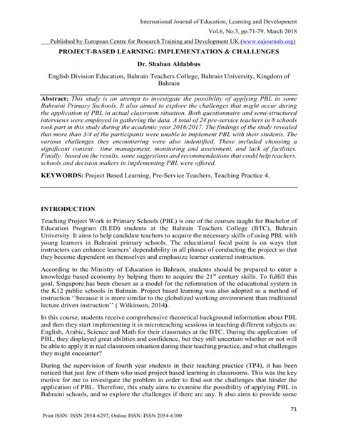 Image result for Problem Based Learning Implementation