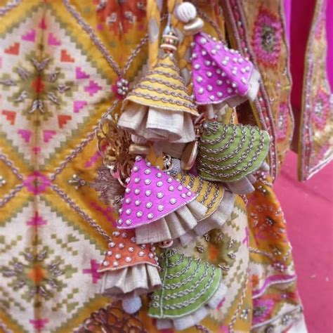 #41 Colorful And Beautiful Latkan For Wedding Lehenga!