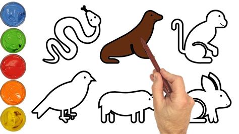 Image result for Animal Coloring Tutorial