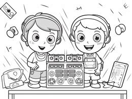 Technology Coloring Pages 的图像结果