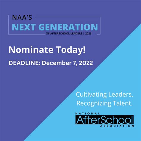 National AfterSchool Association (NAA) on LinkedIn: 2023 NEXT GEN ...