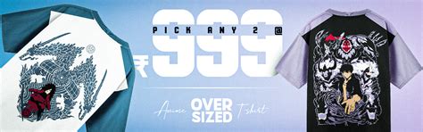 Anime Oversized T Shirts Online India | Anime Collections – Crazymonk