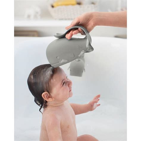 Buy Skip Hop Moby Waterfall Bath Rinser Grey - Bath Accessory For Ages ...