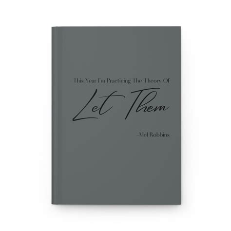 Mel Robbins Let Them Theory Hardcover Journal Matte - Etsy